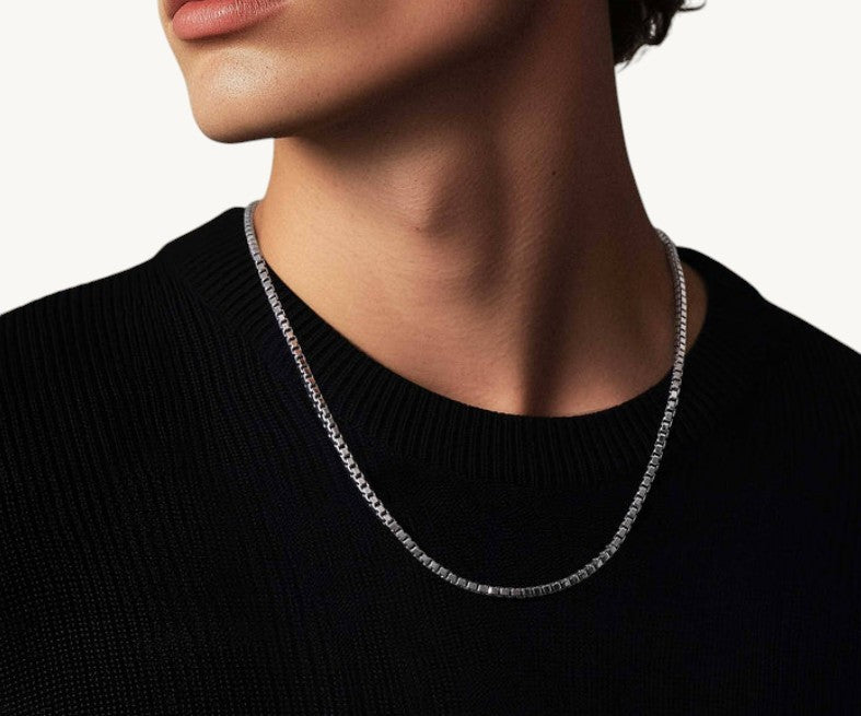 Box Chain 2mm Necklace