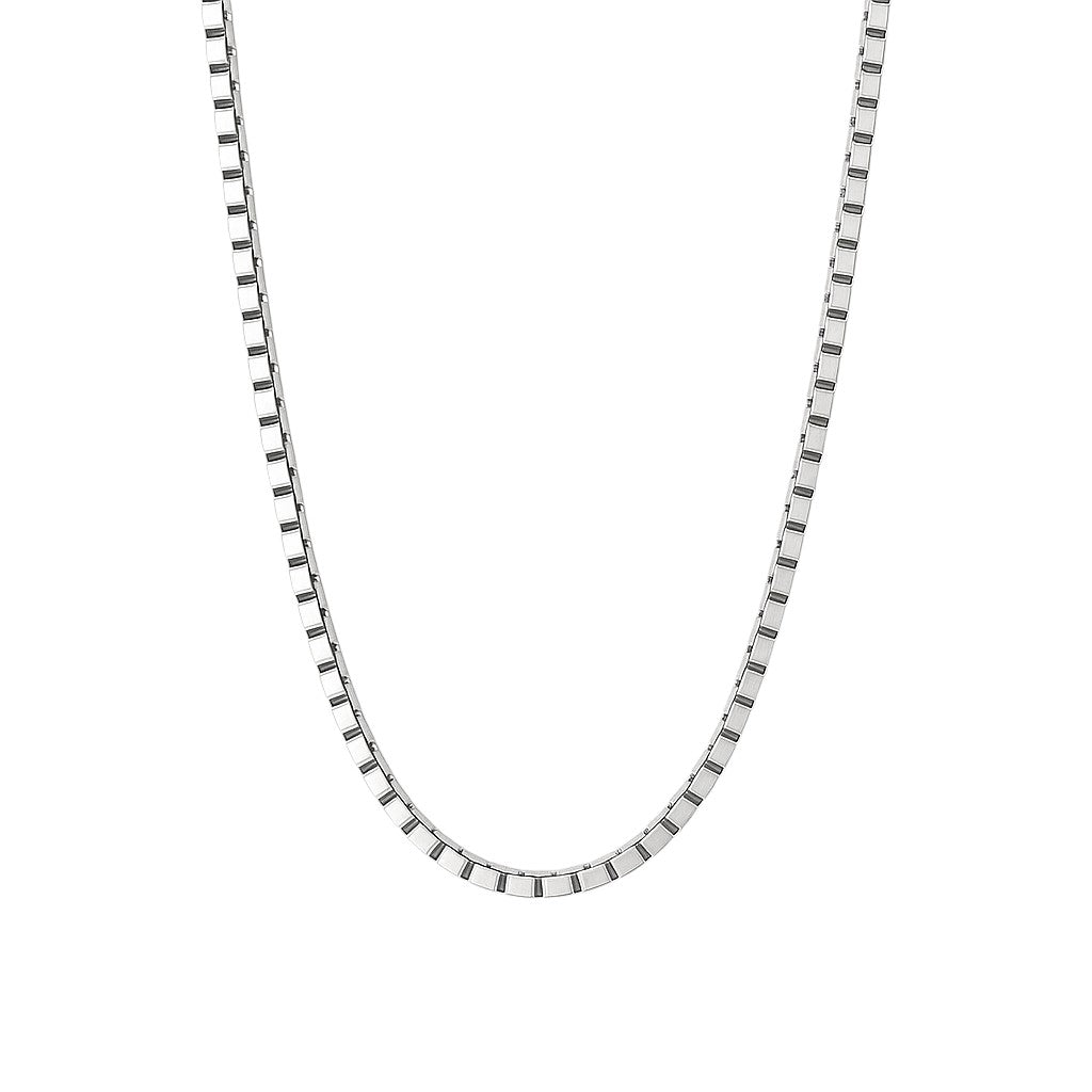 Box Chain 2mm Necklace