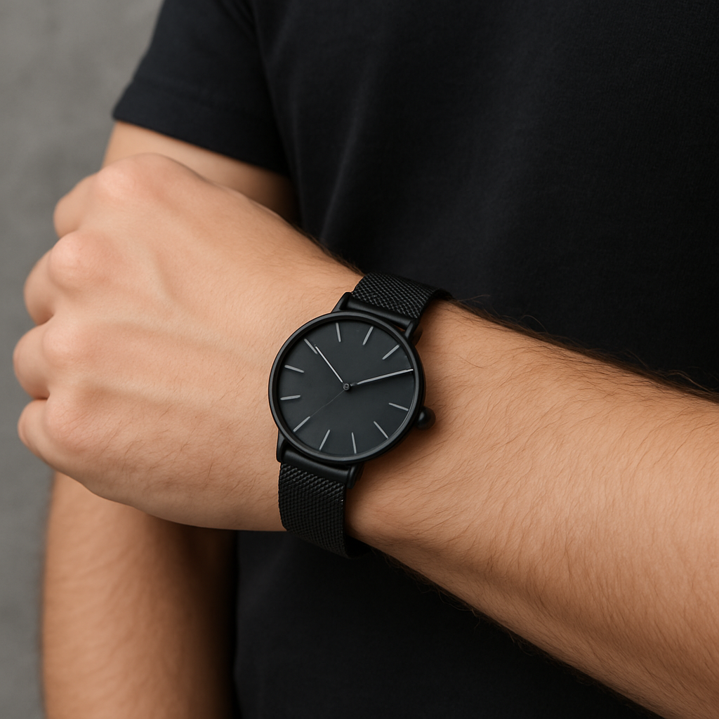 Chronoblack – Sleek Minimalist Watch