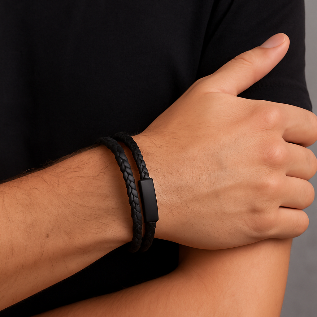 Braided Leather Bracelet