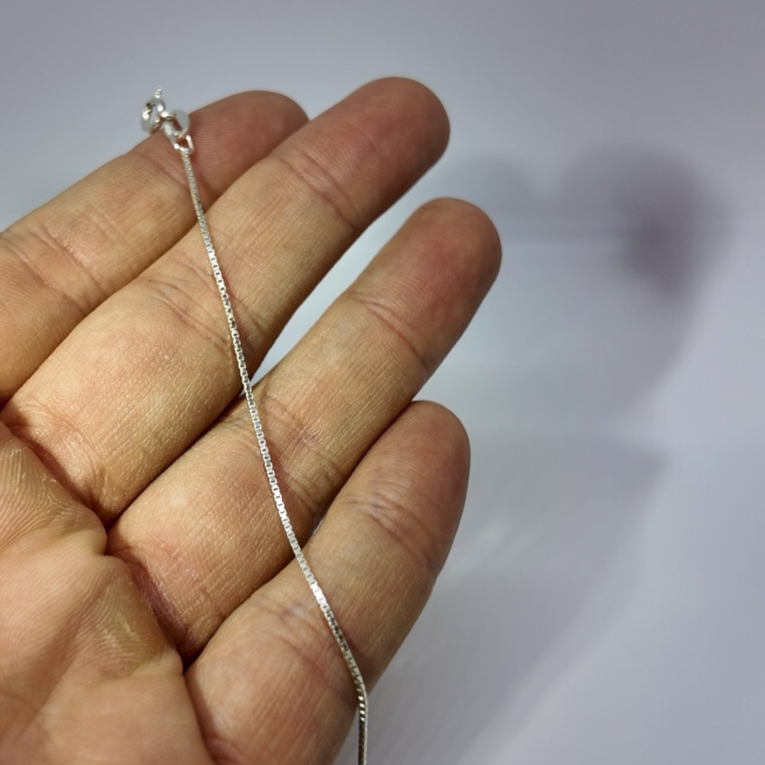 Box Chain Necklace 0,6mm