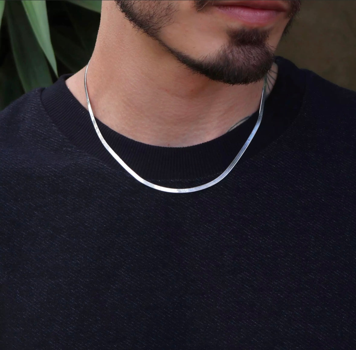 Flat Chain 3mm Necklace