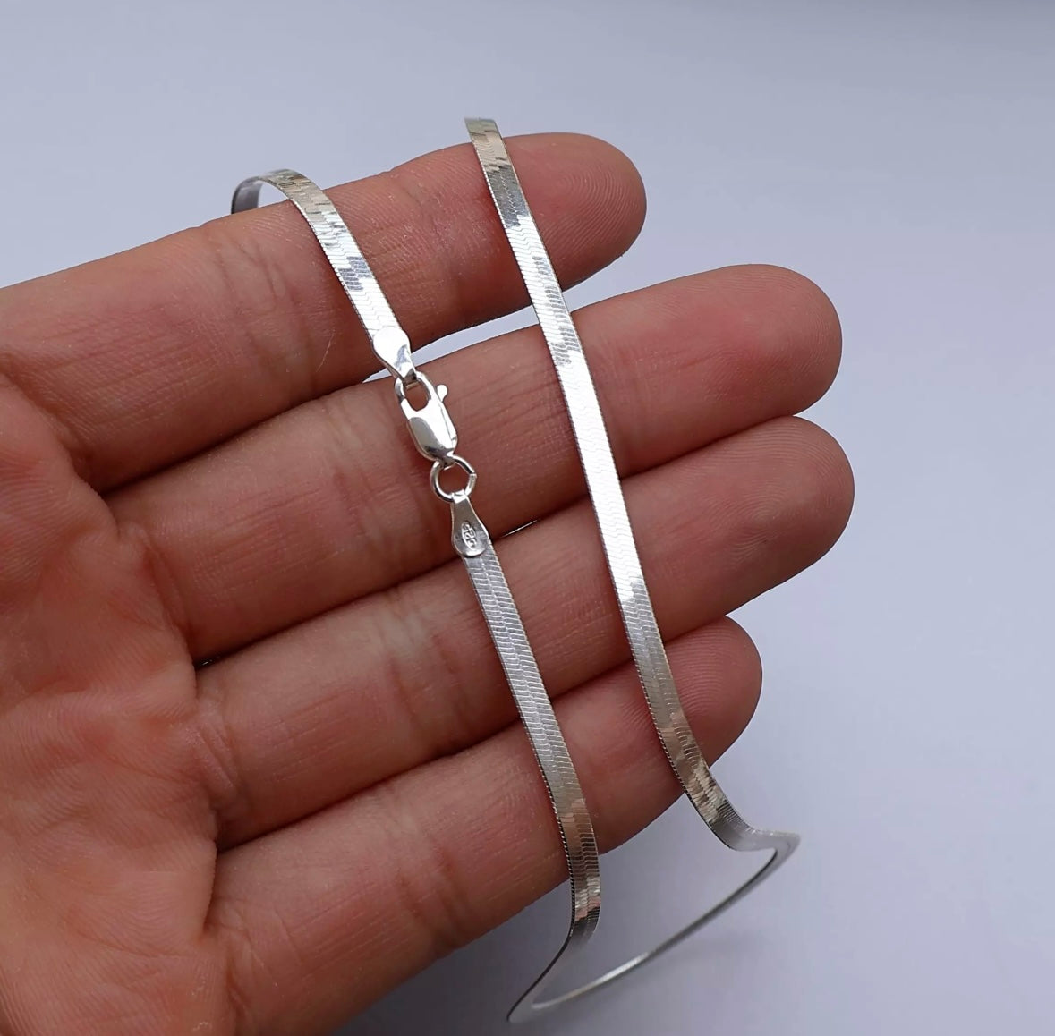 Flat Chain 3mm Necklace