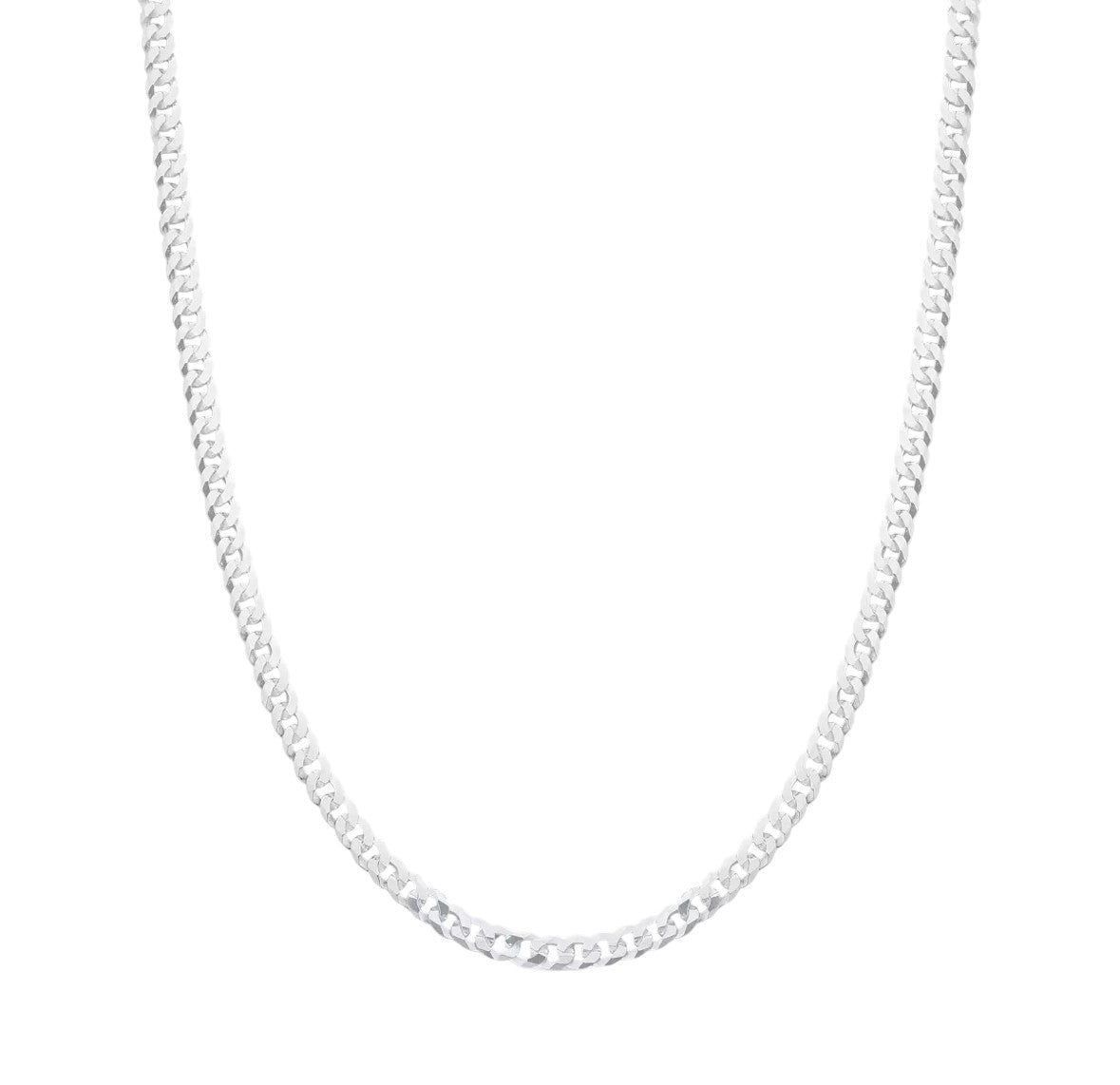 Cuban Curb Chain 3mm Necklace